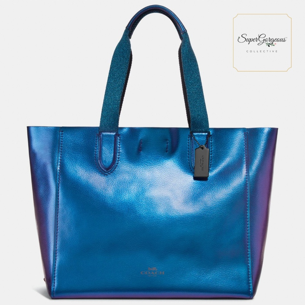 COACH Large Derby Tote HOLOGRAPHIC (RARE!!)